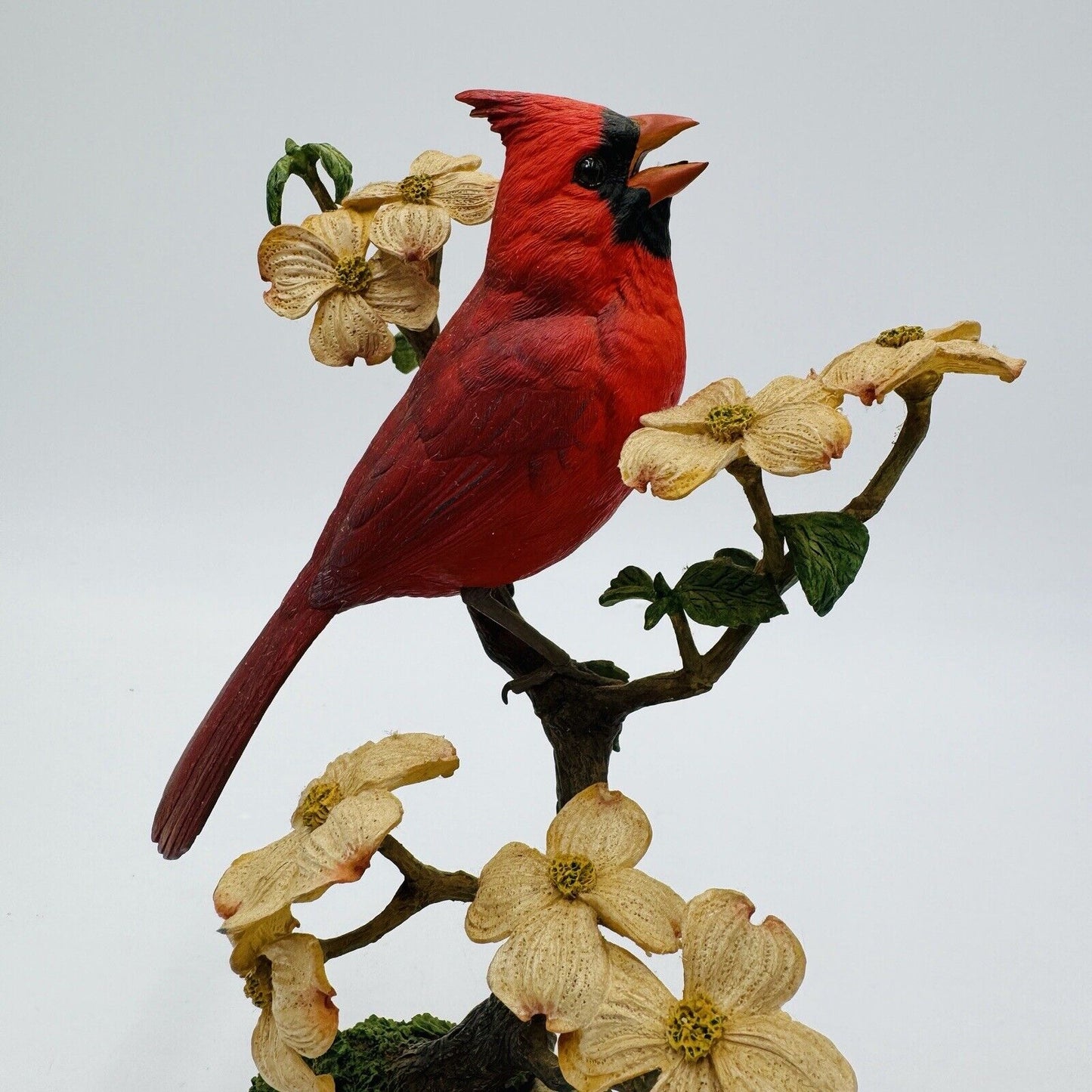The Danbury Mint Collection Spring Time Music Bob Guge Cardinal Figurine 8”