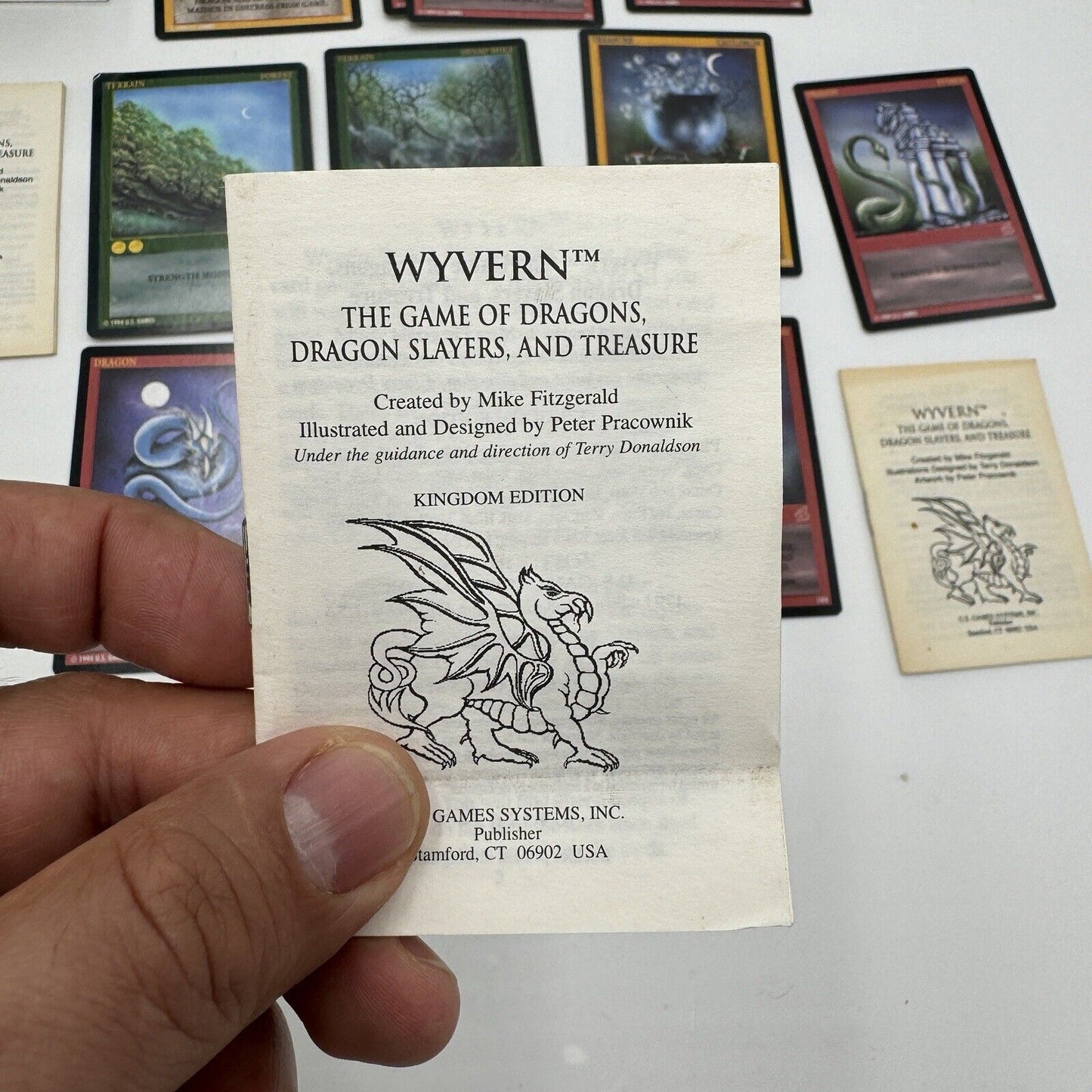 Wyvern the game of Dragons, slayers & treasure kingdom Edition 100 cards game
