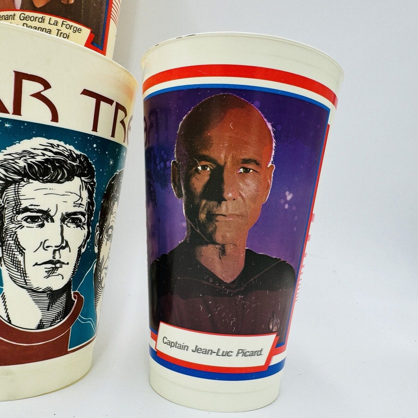 Rare Star Trek The Next Generation ICEE Collector's Cups Vintage 7 Cups