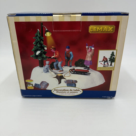 Lemax Village Collection Table Accents The Perfect Christmas Tree 2008 Works