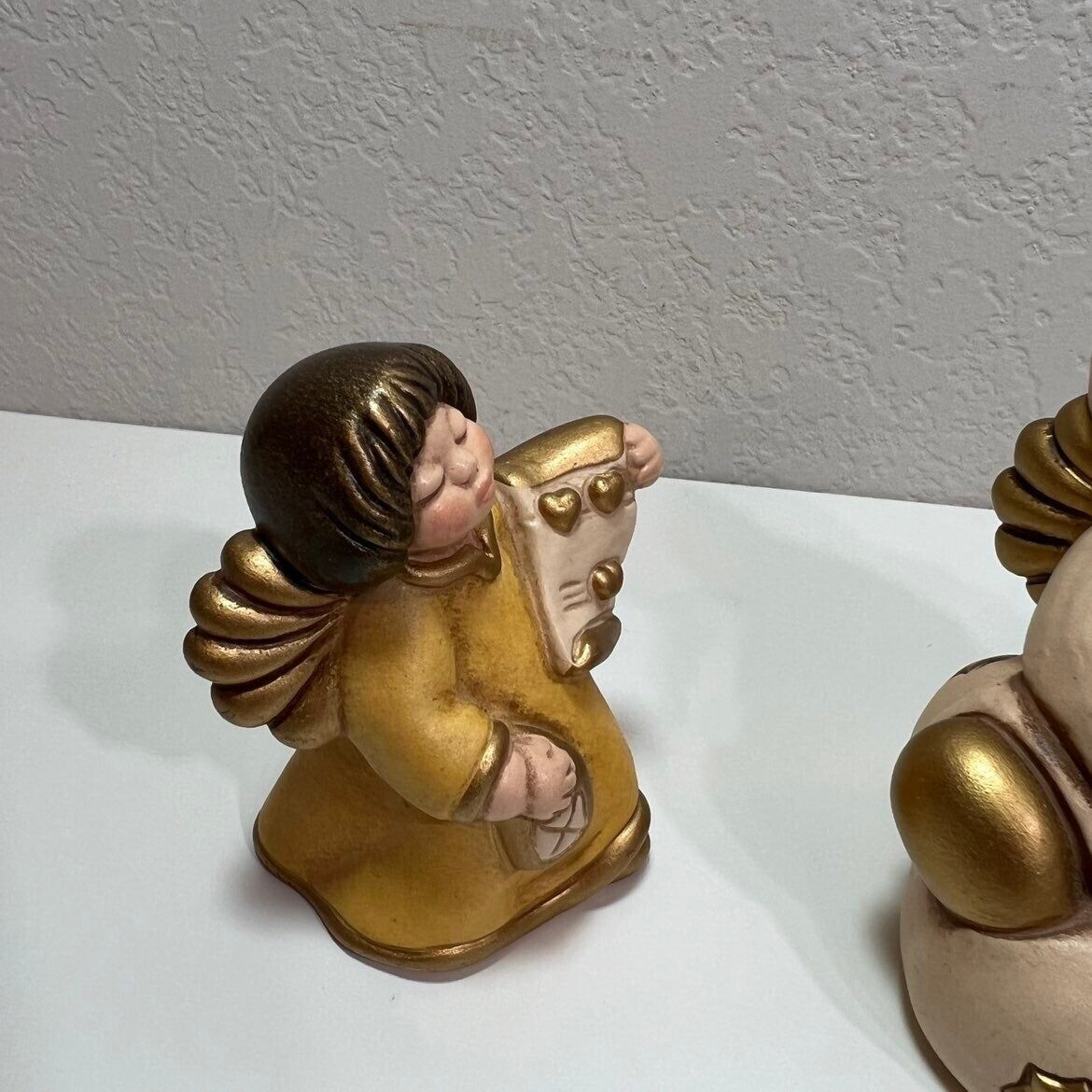 2 Thun Angel Figurines Italian Home Decor Porcelain Made in Italy