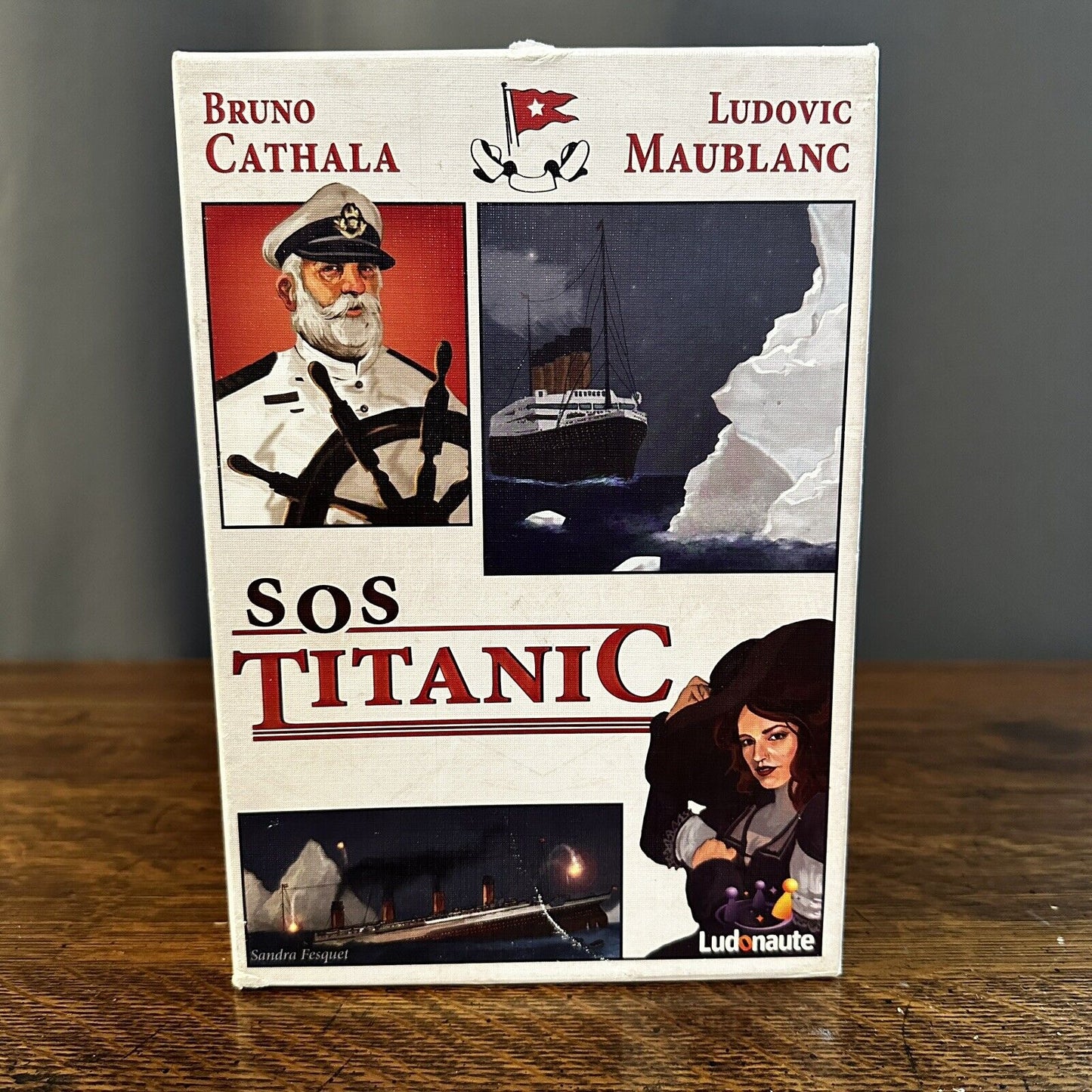 S.O.S. Titanic Board Game Personal Autograph Bruno Cathala Essen Cooperative