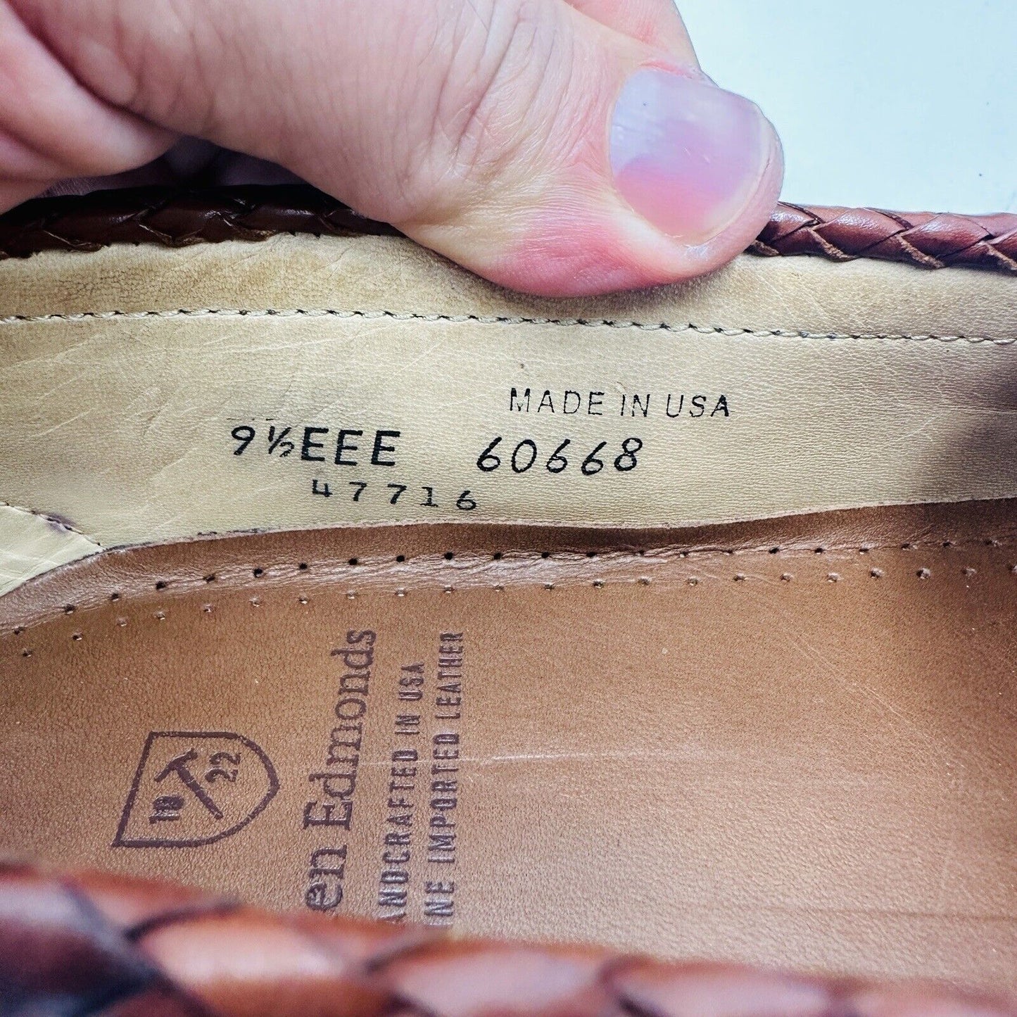 Allen Edmonds Men's Shoes Size 9 1/2 Maxfield Tassel Loafers E Mahogany Leather