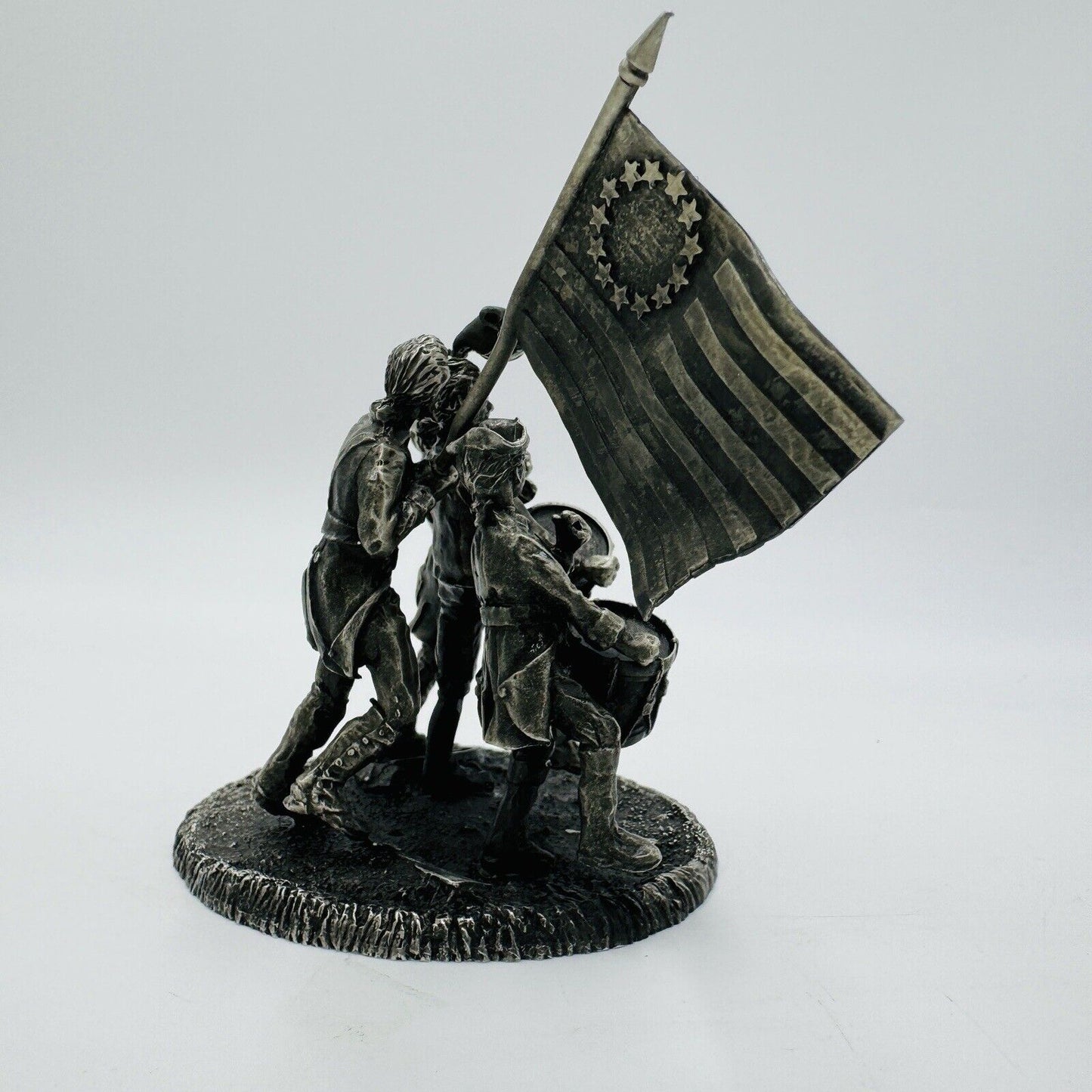 Vintage Hudson Pewter The Spirit Of 1776 Figurine #718 Made In USA
