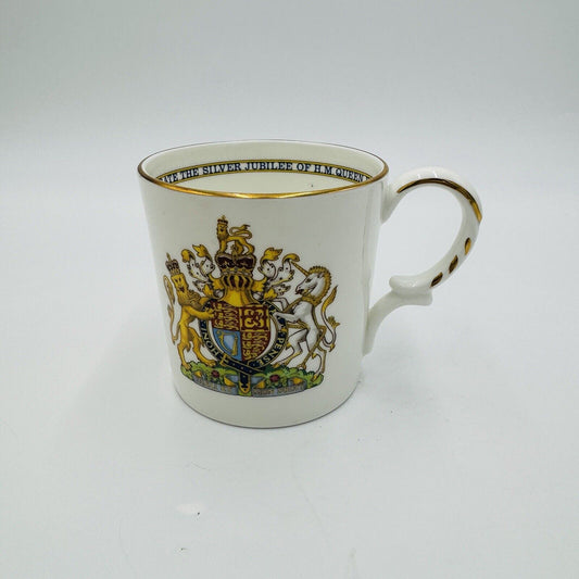 AYNSLEY Bone China Kings & Queens Of England Jubilee Mug Porcelain UK
