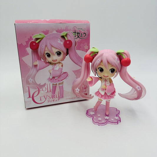 Taito Sakura Miku Hatsune Miku Doll Crystal Vocaloid Figure Japan Toy Box