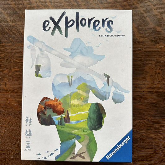 Ravensburger Explorers Board Game Write-N-Roll Style Target Exclusive 2 Player