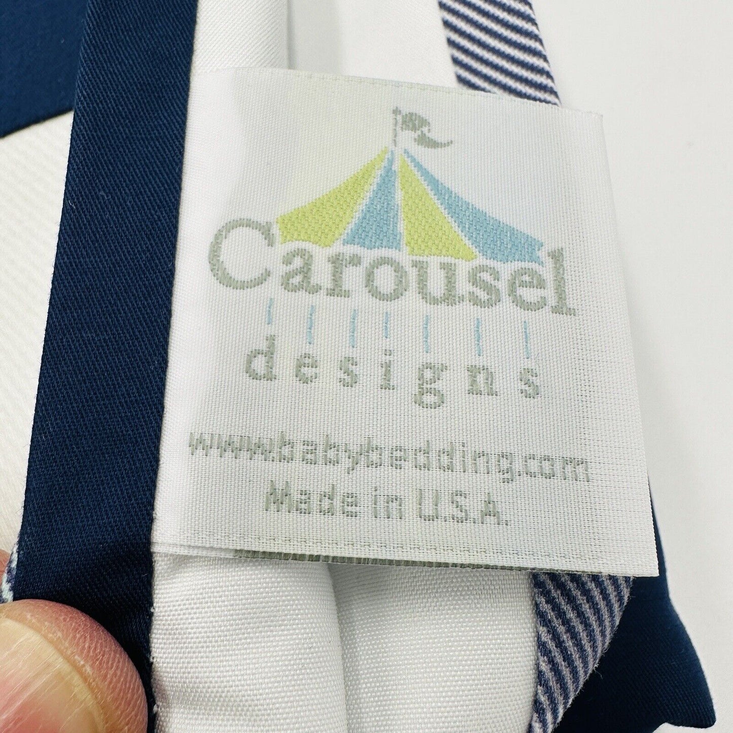 Carousel Designs Curtains Panels Baby Plaid Blue Green Orange Blackout Bedroom