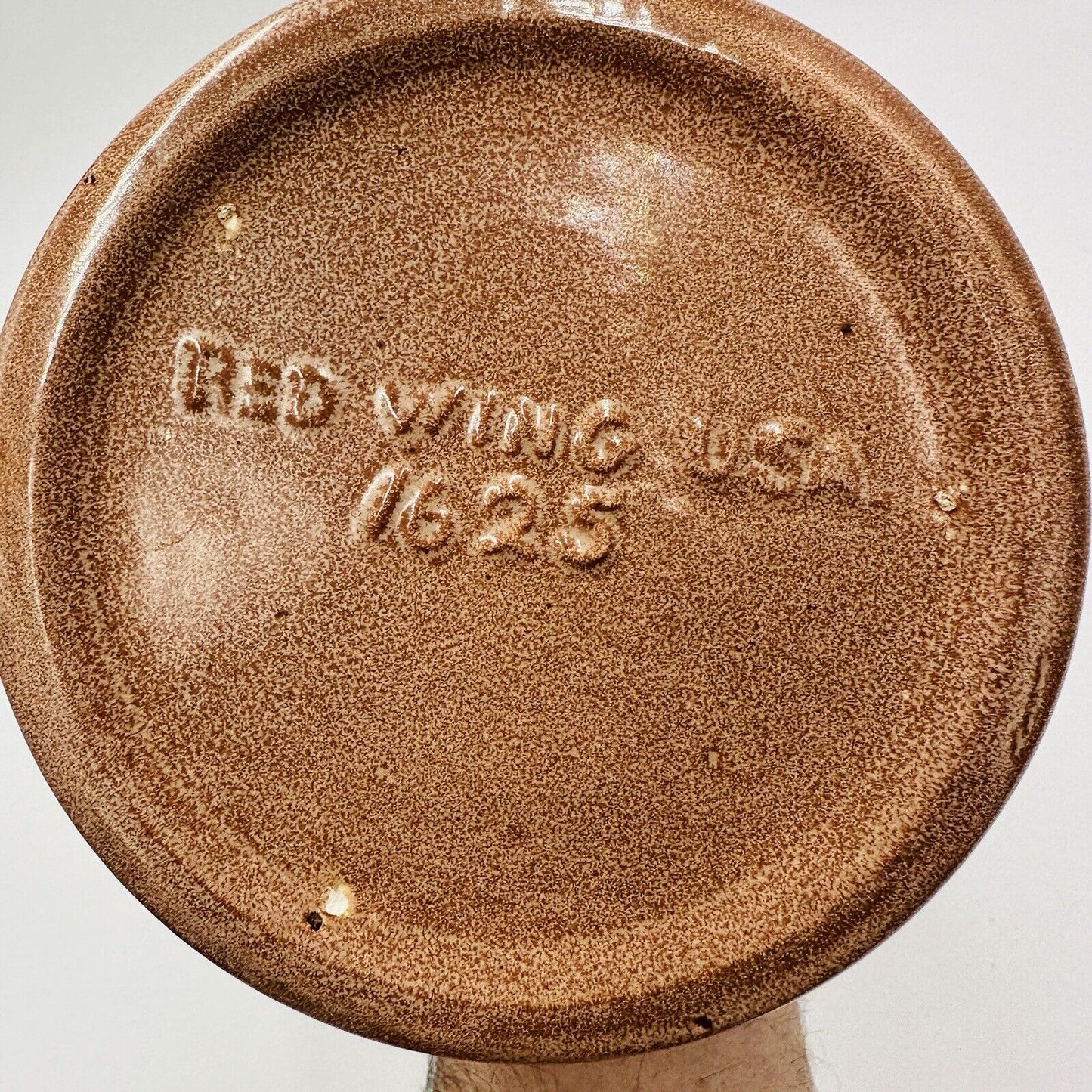 Red Wing Vase Pottery Tan Brown 10 1/2" USA 1625 Large Decor Vintage MCM
