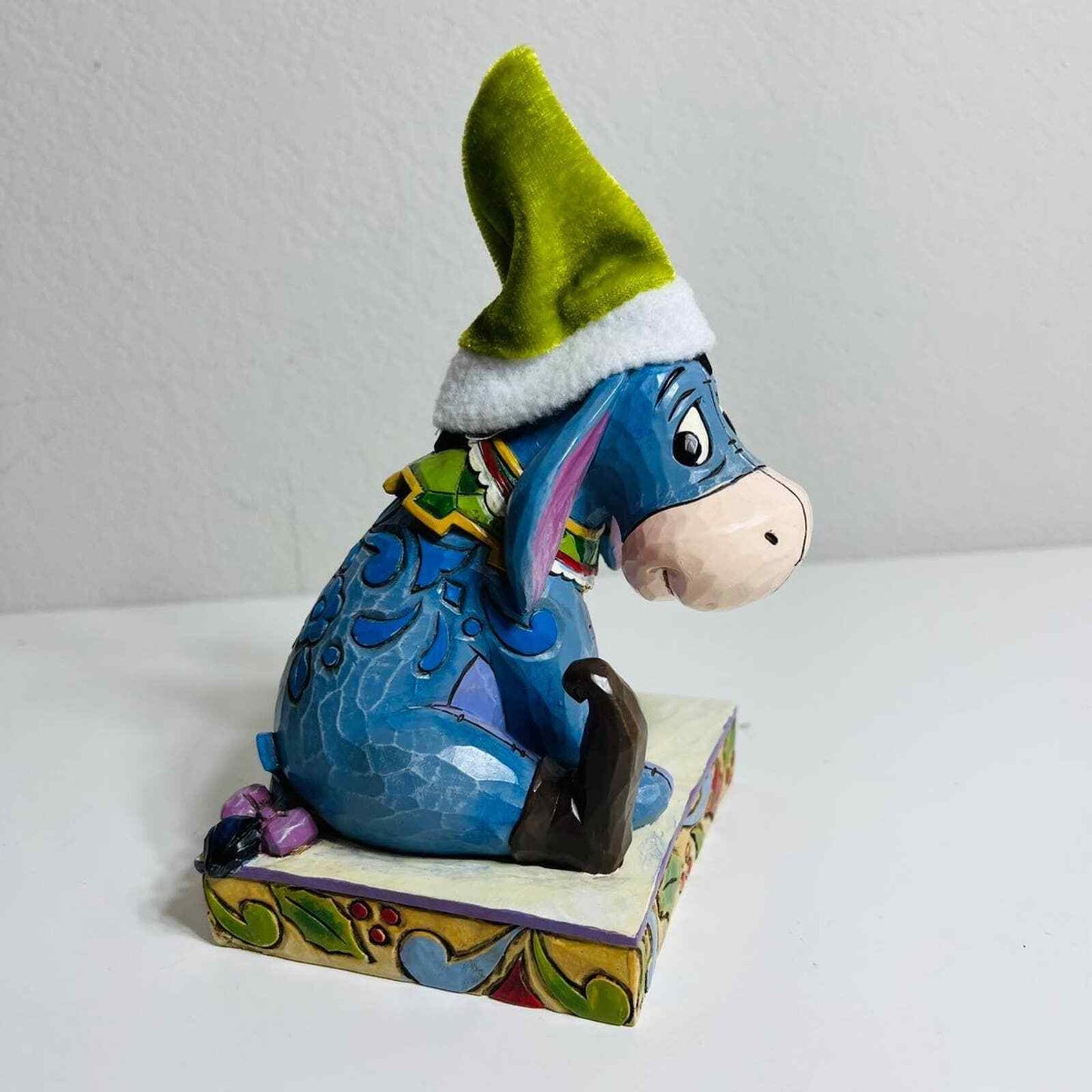 Jim Shore Walt Disney Showcase Eeyore Santa's Little Helper Figurine