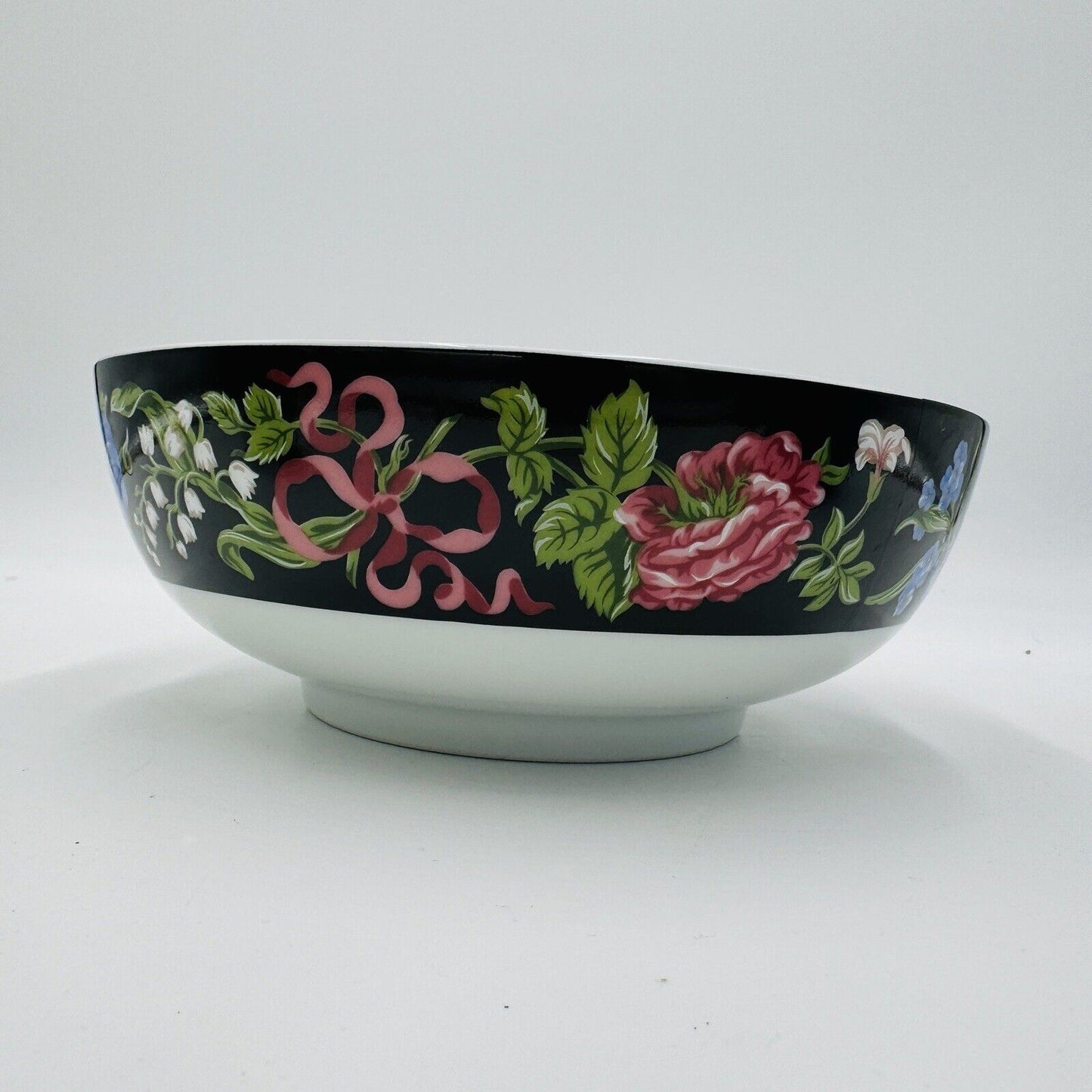 Tiffany & Co. Merrion Square by Sybil Connolly Floral Porcelain Bowl 3inH x 8inW