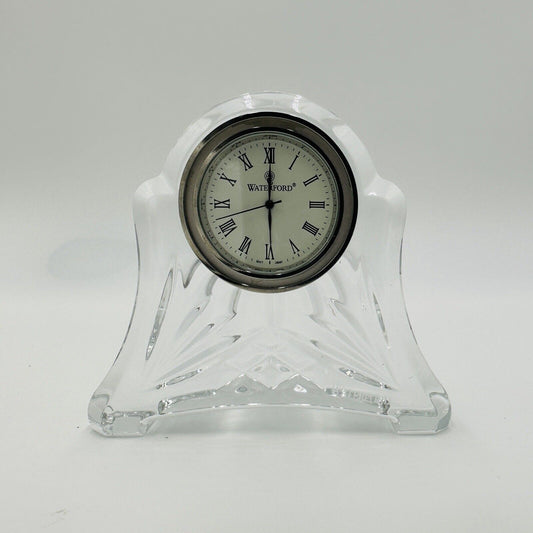 Waterford Crystal Clock Heritage Small Abbey Mantel Piece Office Decor Ireland
