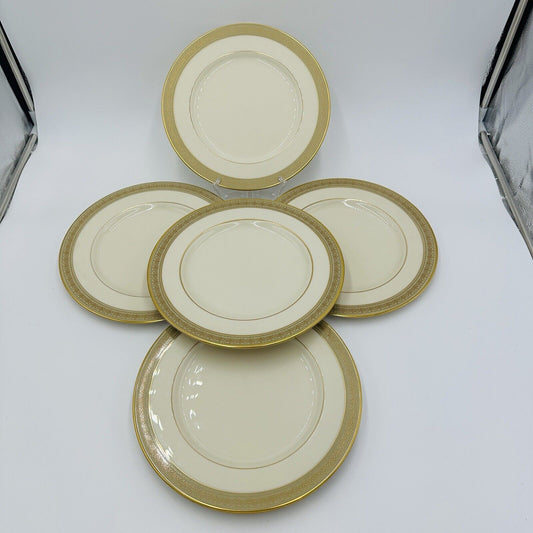 Lenox Dinner Plates Greenfield 10.5in USA Vintage Dinnerware Porcelain