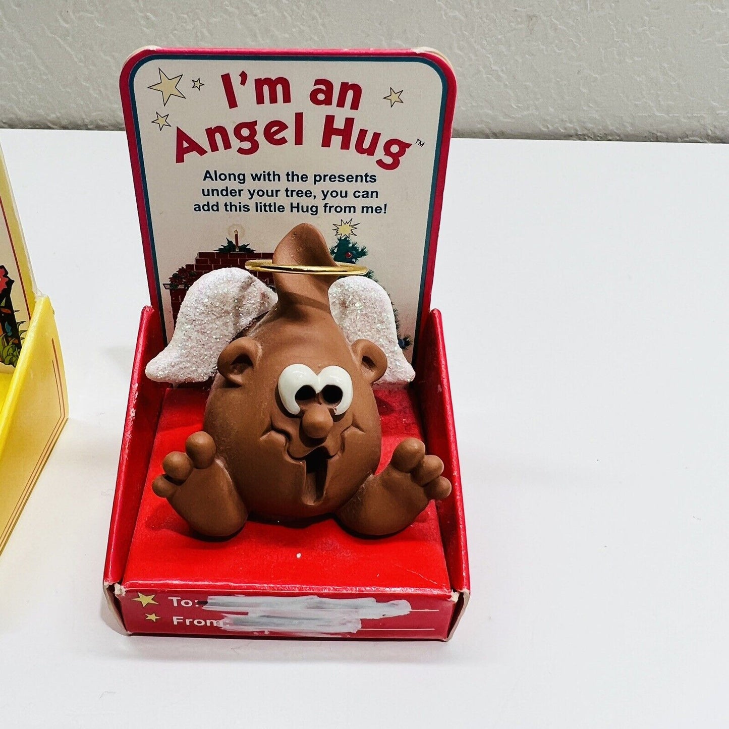 The Hug Factory Ornament I'm an Angel Figurine Toy Christmas Decor 1996 Pottery
