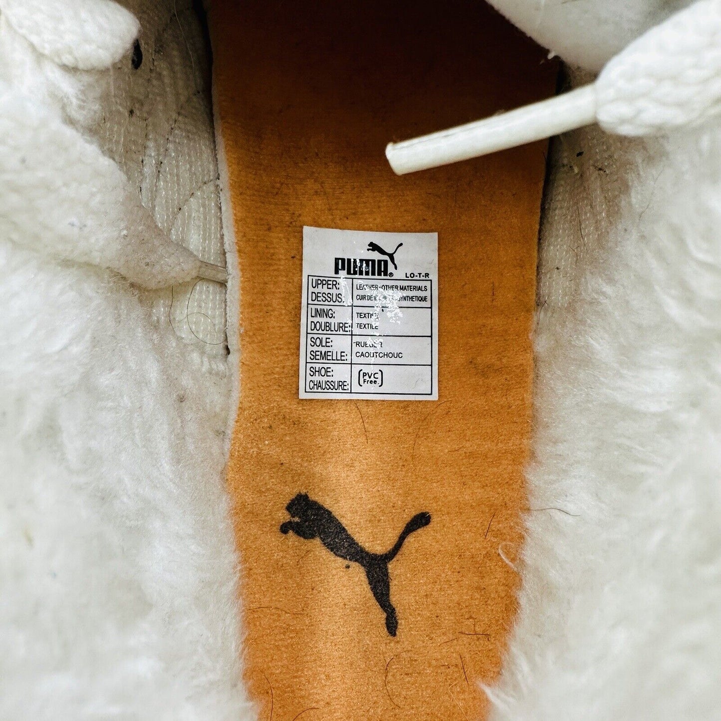 PUMA Shoes Men Size 8.5 High Top Sneaker First Round EX Deer Brown