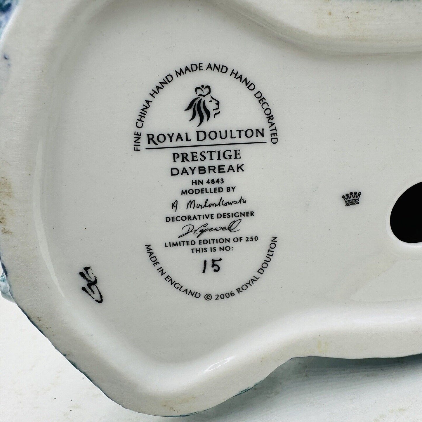 Royal Doulton Porcelain Horse Prestige Daybreak HN 4843 Limited Sculpture 15/250