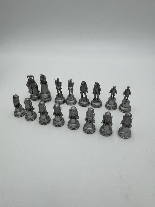 1999-Star Wars Episode 1 Electronic Galactic Chess Incomplete Only Pawns 16 Pcs