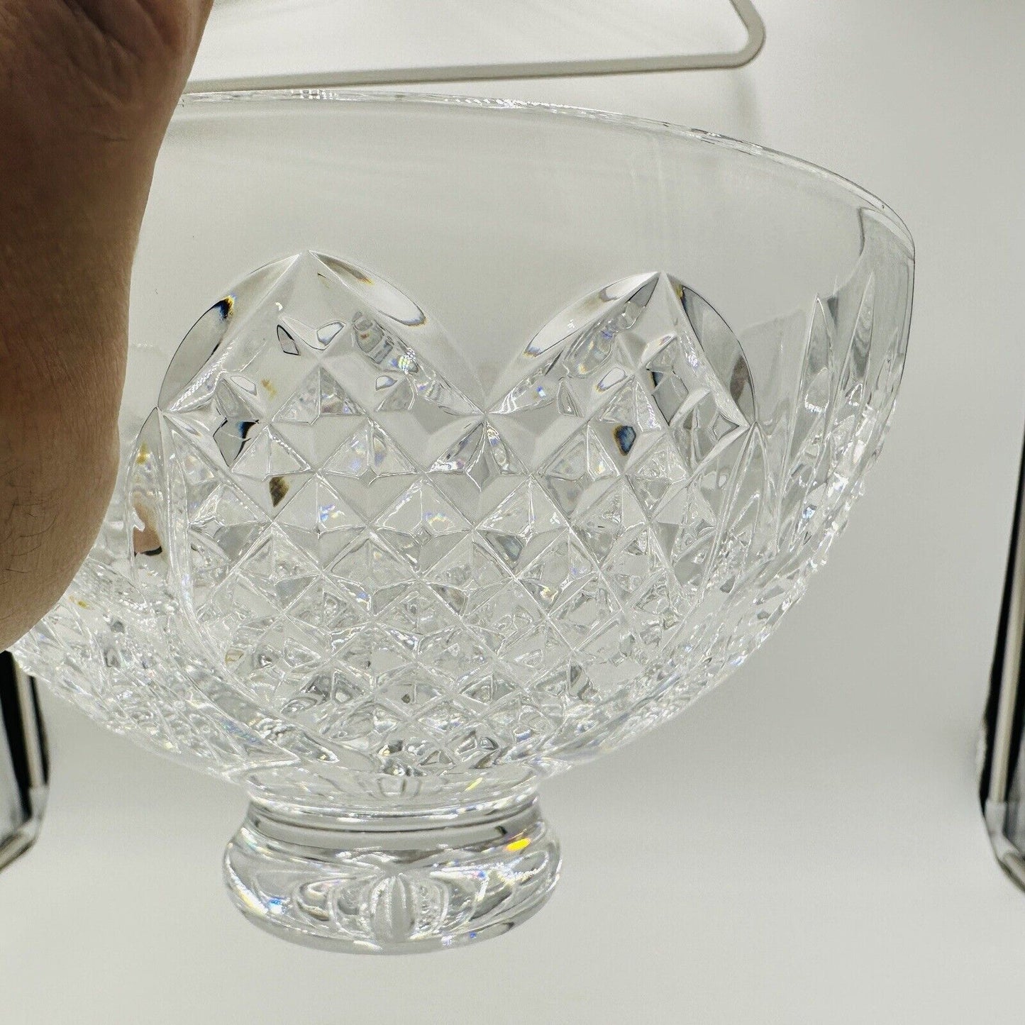Waterford Crystal Wedding Heirloom 6" Bowl Hearts Made Ireland 109163 Collection