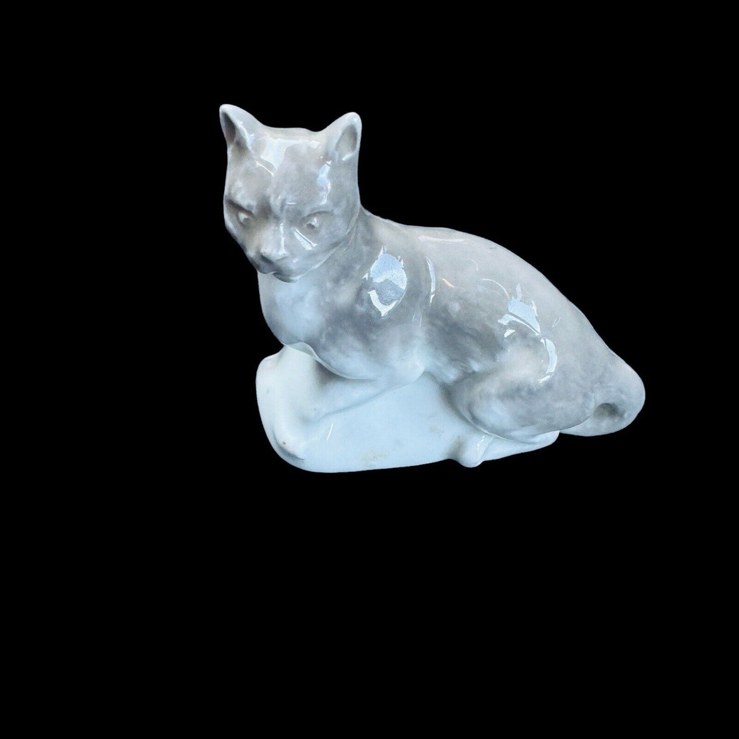 Rare 1930s Camille Tharaud Limoges Porcelain Cat Figurine France