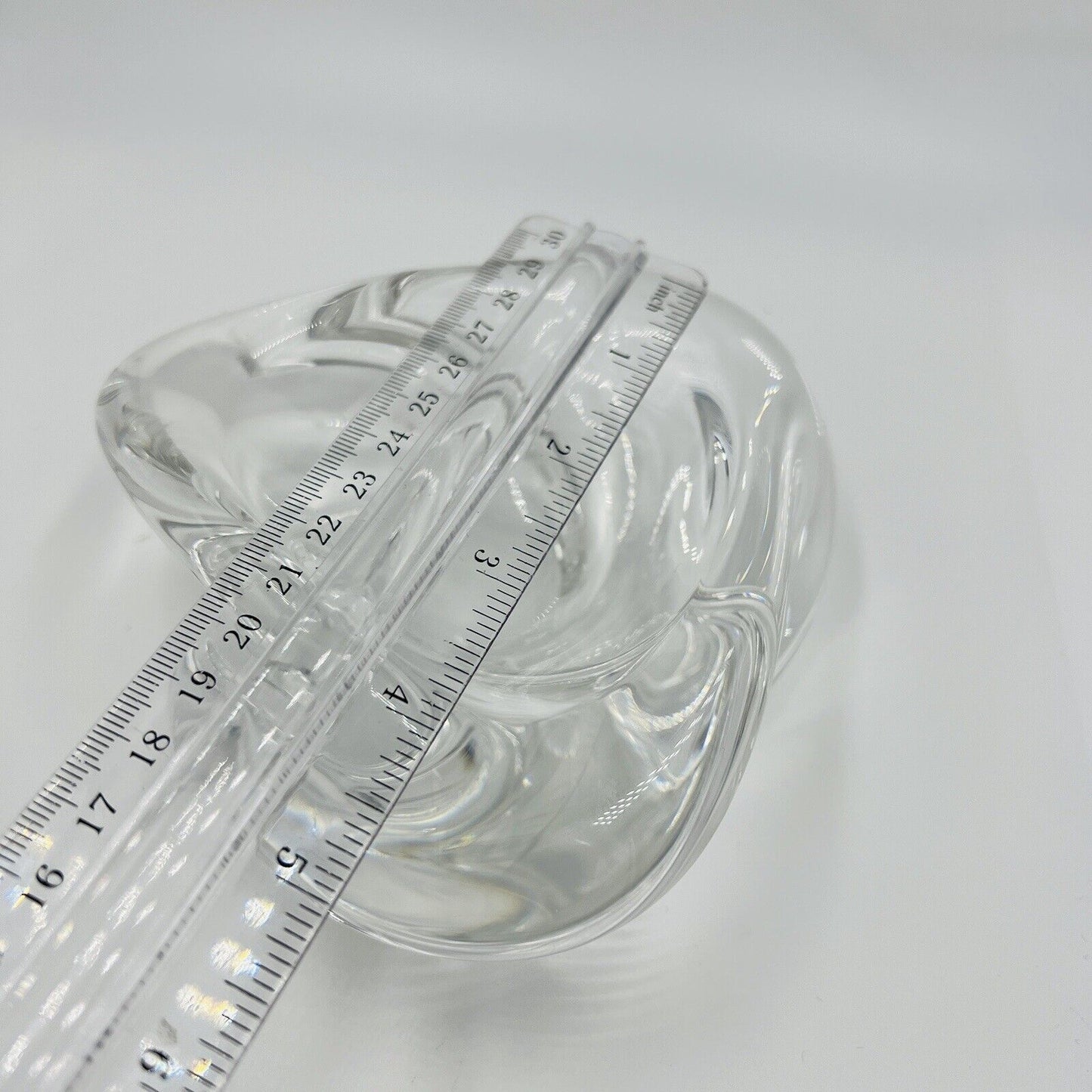 Saint-Louis Ashtray Crystal Art Glass France Vintage Caravelle Candy Dish Bowl