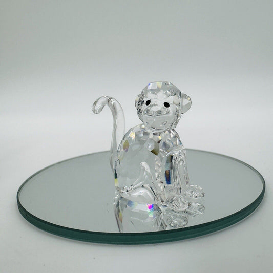 Swarovski Crystal Zodiac Monkey 289901 Figurine Austria Iridescent