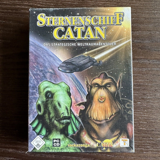 Sternenschiff Catan Video Game PC CD-ROM 2003 Starship German Version