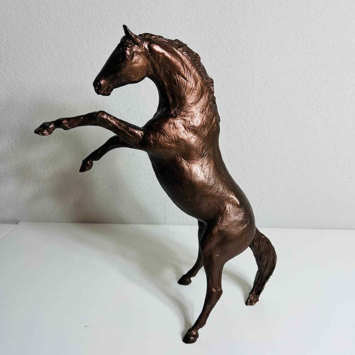 Peter Stone Horse Standing Figurine 1996 Trouble Vintage Decor Plastic Company