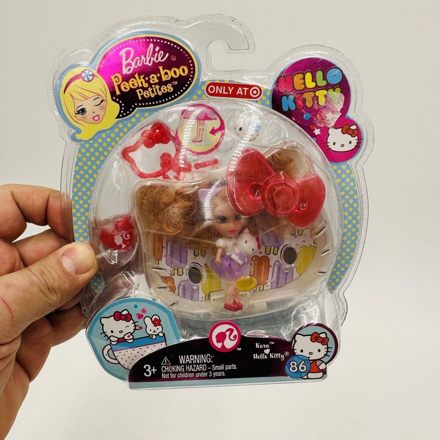Barbie Peek A Boo Petites Hello Kitty Kara And Hello Kitty #86 Sealed 2008