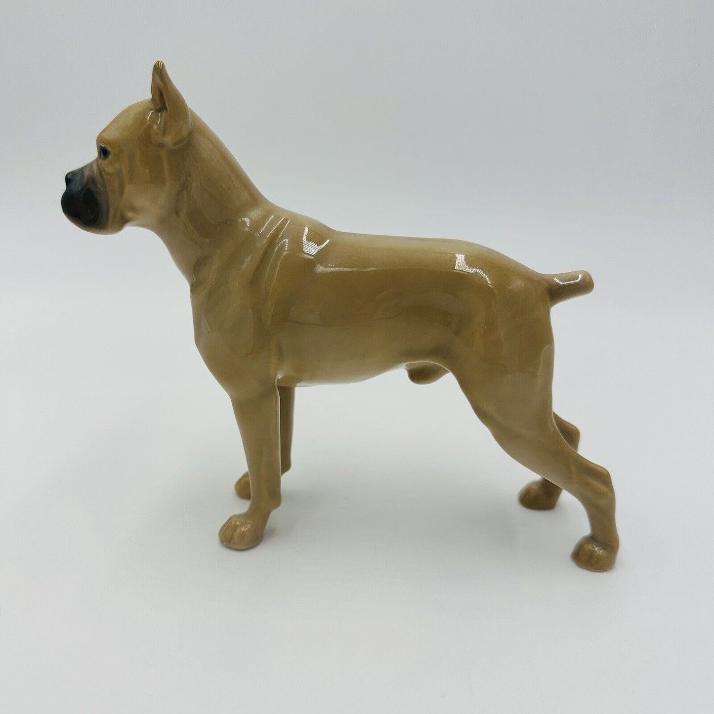 vintage Bing & Grondahl dog Boxer standing figurine porcelain No 2212 Denmark