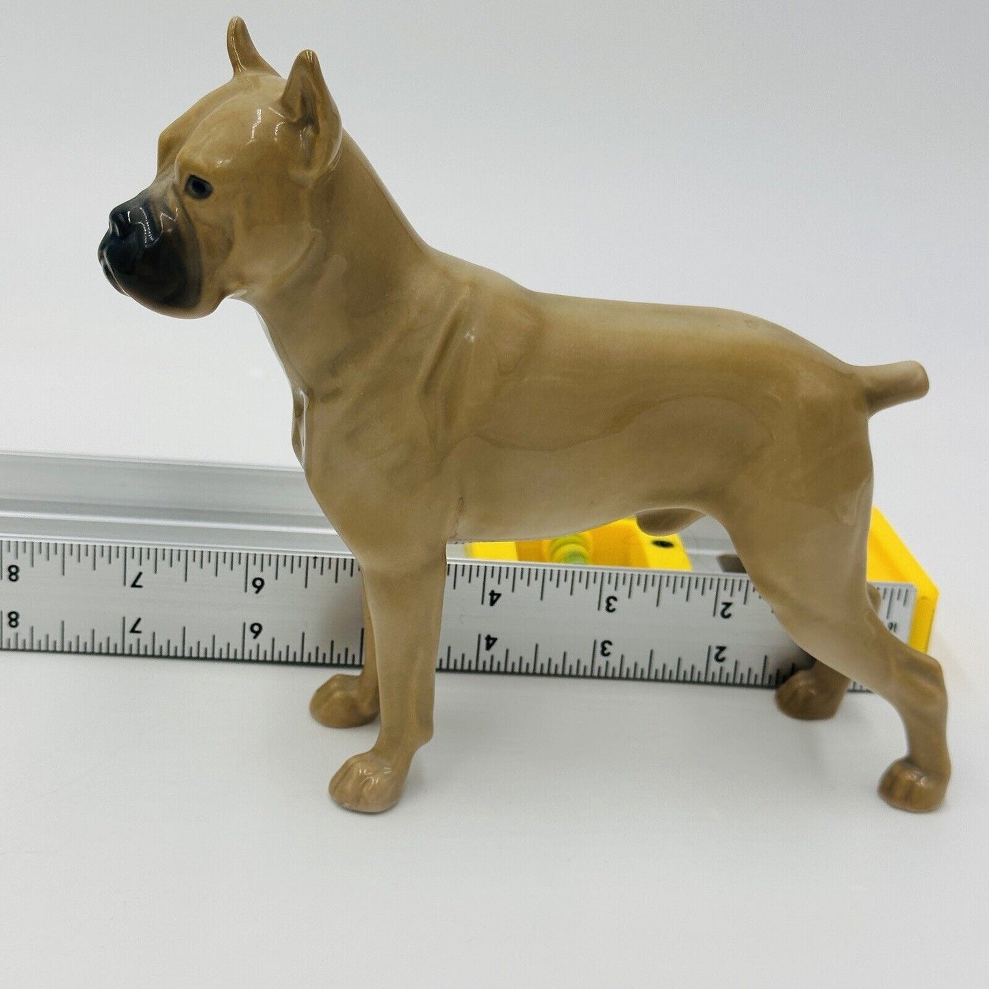 vintage Bing & Grondahl dog Boxer standing figurine porcelain No 2212 Denmark