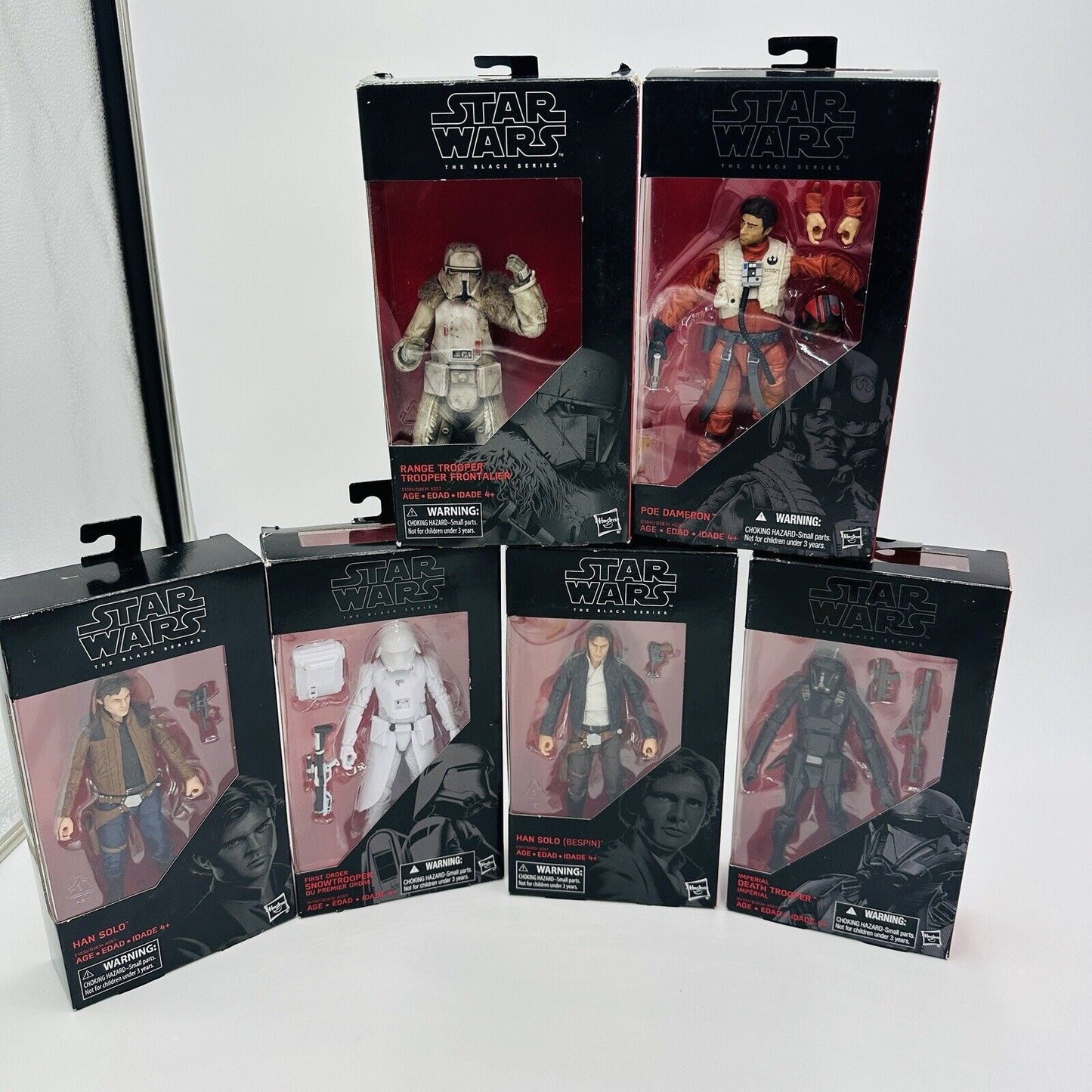Star Wars The Black Series by Hasbro Lot of 6 Collectible Action Figures