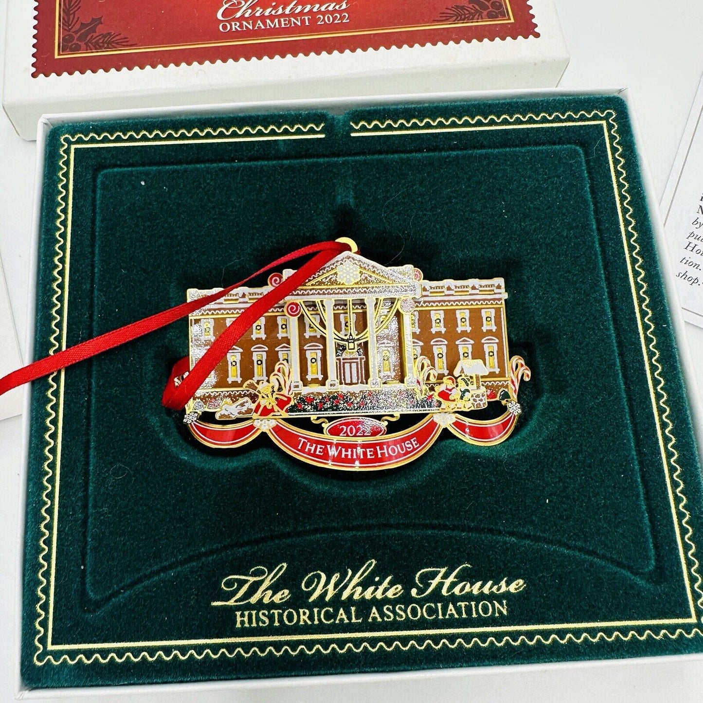 White House Christmas Ornament 2022 Official Nixon Historical Post Office