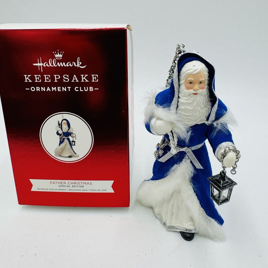 NIB 2018 Hallmark Father Christmas Keepsake Ornament Special Club Edition