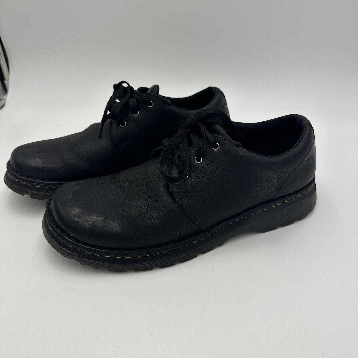 Dr. Martens Hazeldon Grizzly Black Men's Leather Shoes Size 12 US 46 EU