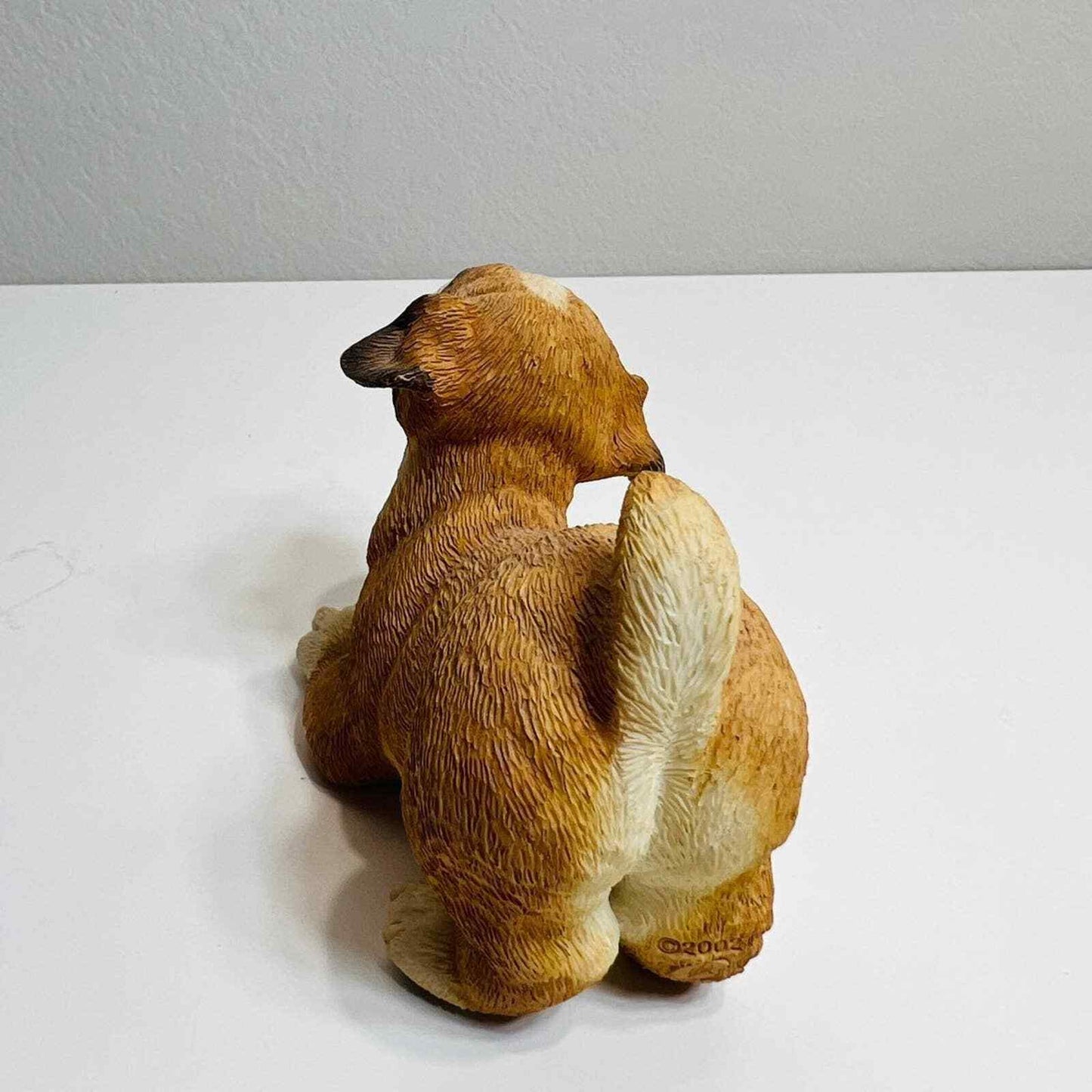 Bulldog Pup Dog Figurine Country Artists Hand Painted Home Decor