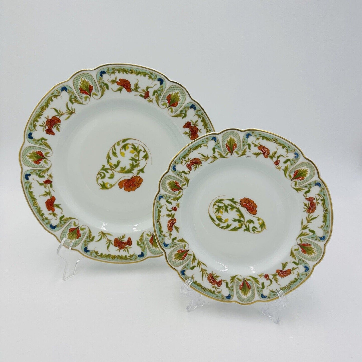 Vintage Charles Haviland Limoges France Porcelain Dinner and Salad Plates Set
