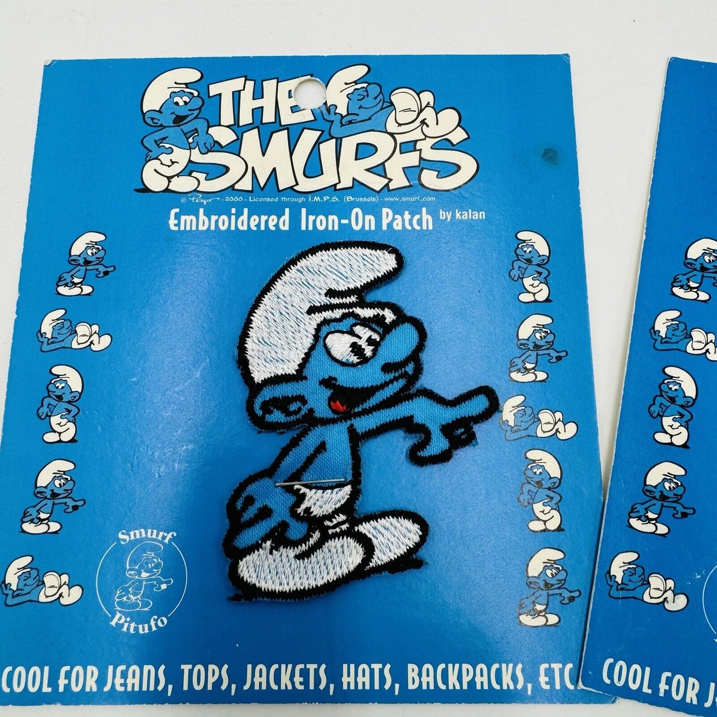 The Smurfs By Kalan Classic Cartoon Embroidered Iron On Patch Peyo 2000