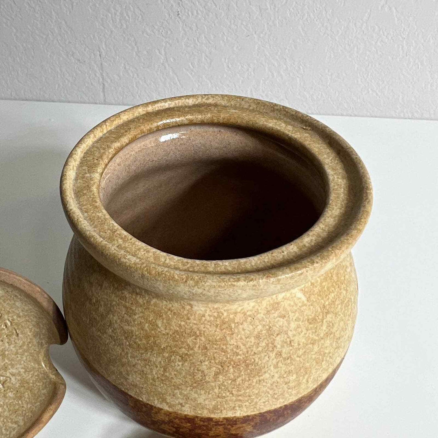 Storage Pottery Studio Craft Honey Jar With Bear Serveware Kitchen