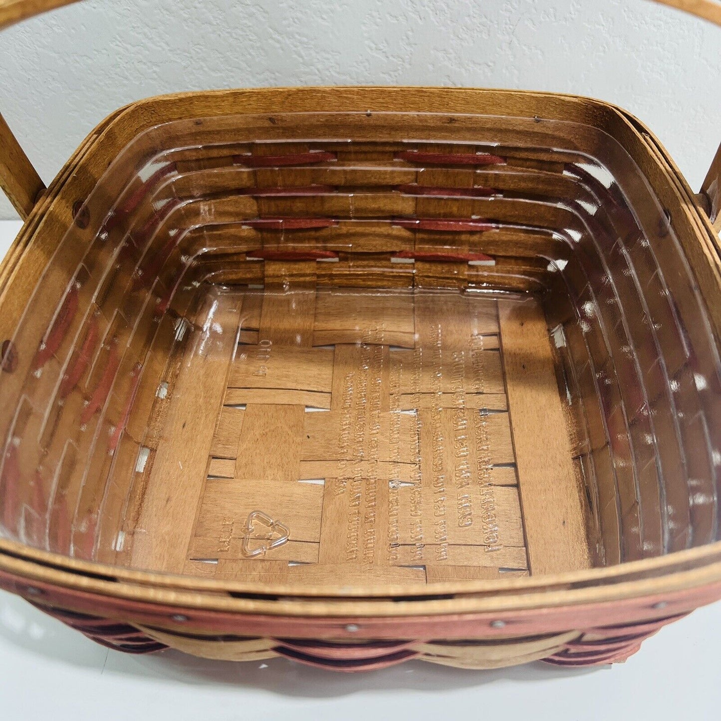 Longaberger Picnic Basket 1998 Shades of Autumn Pie Holder Home Decor Vintage