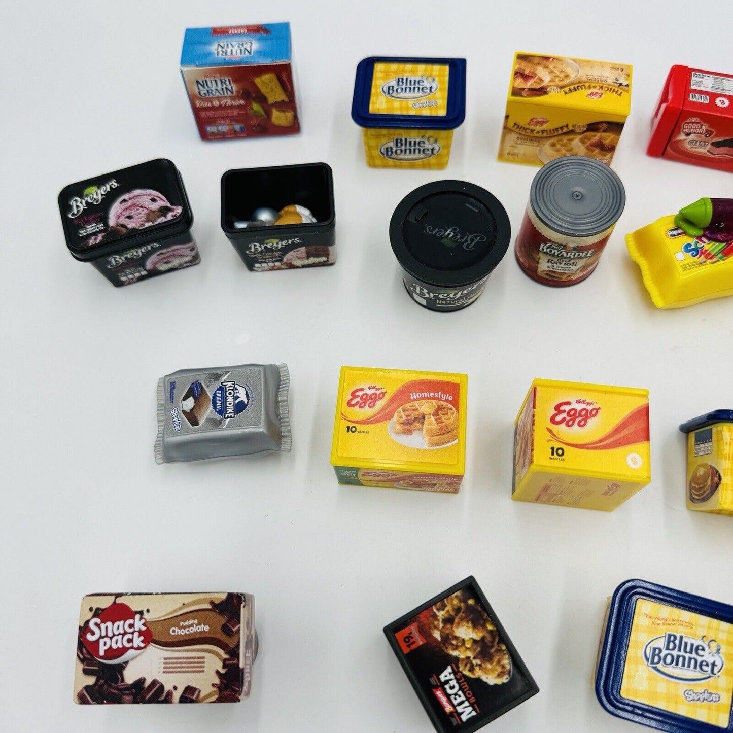 Lot of Mini Brands & Shopkins 27 Pieces Toys Food Snacks Moose