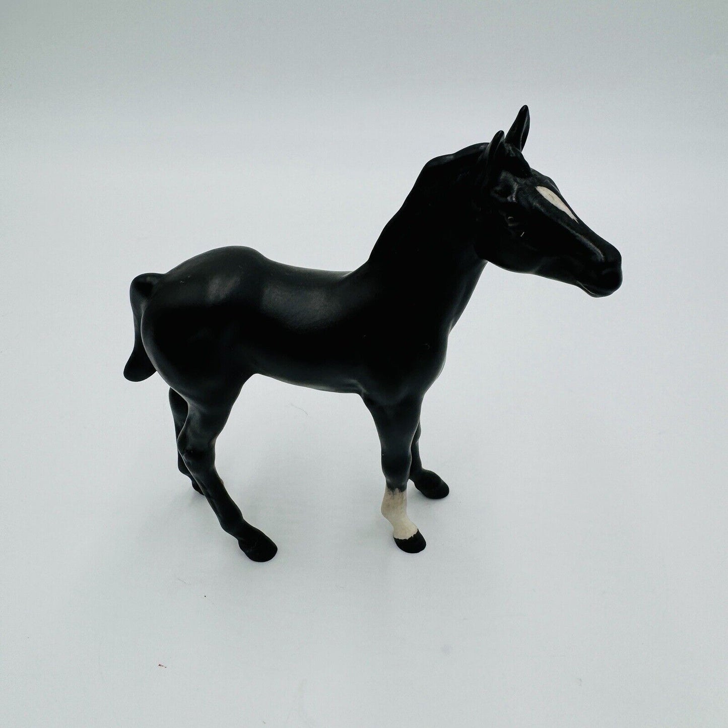 Beswick England Black Beauty Foal Horse Figurine Ceramic 6”