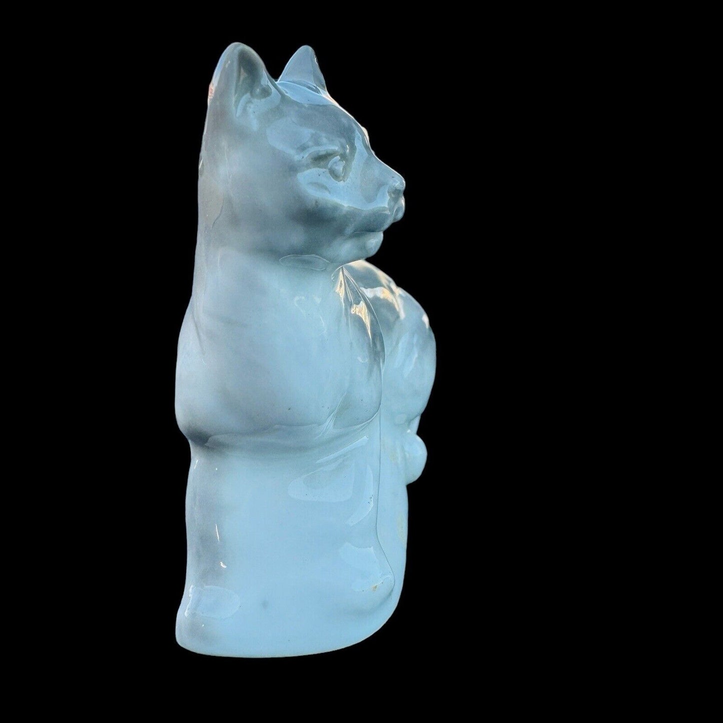 Rare 1930s Camille Tharaud Limoges Porcelain Cat Figurine France