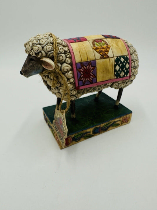 Jim Shore Sheep Peace In The Valley Quilted Figurine 2003 Heartwood Creek