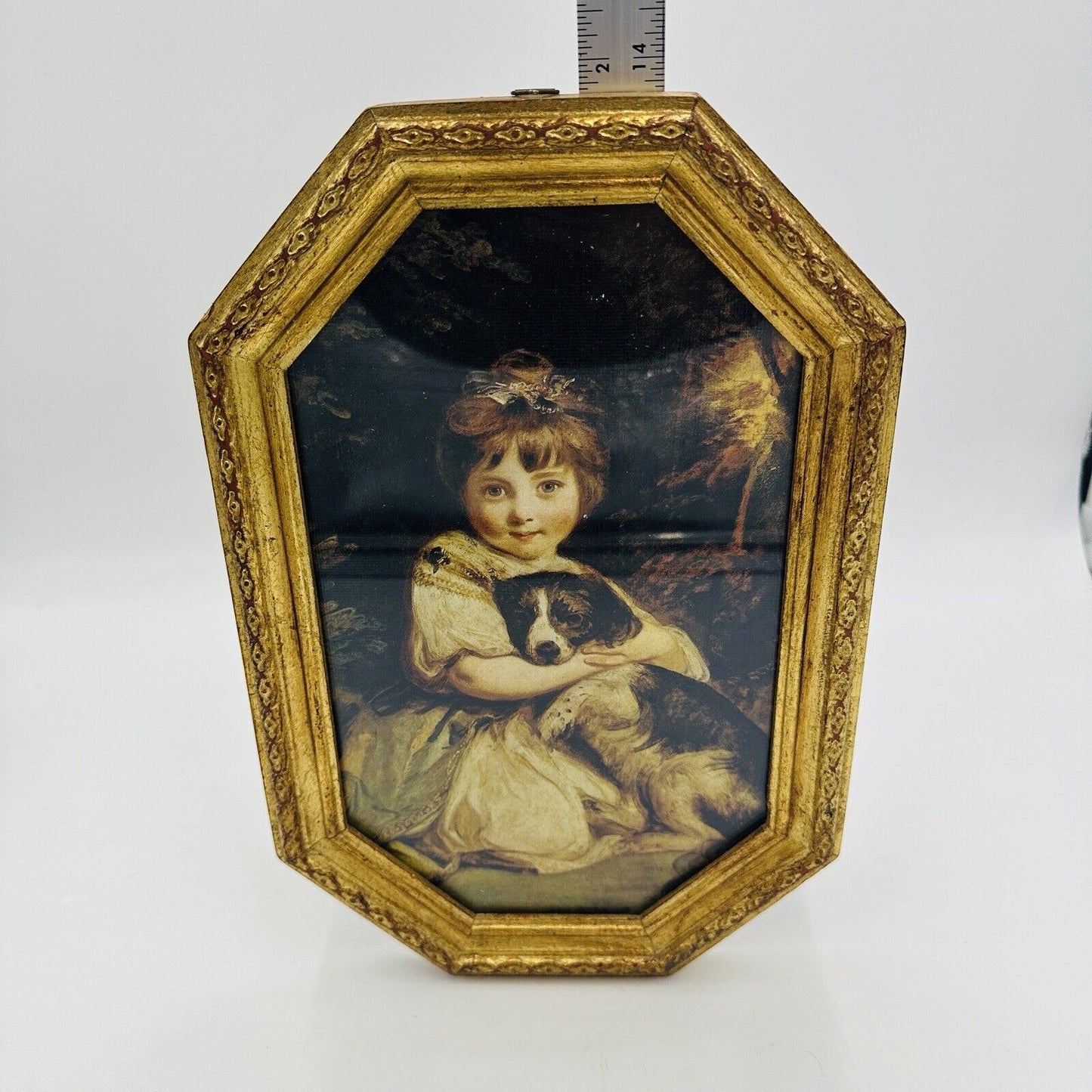 Vintage Framed Print "Miss Jane Bowles" Artist Joshua Reynolds Italy