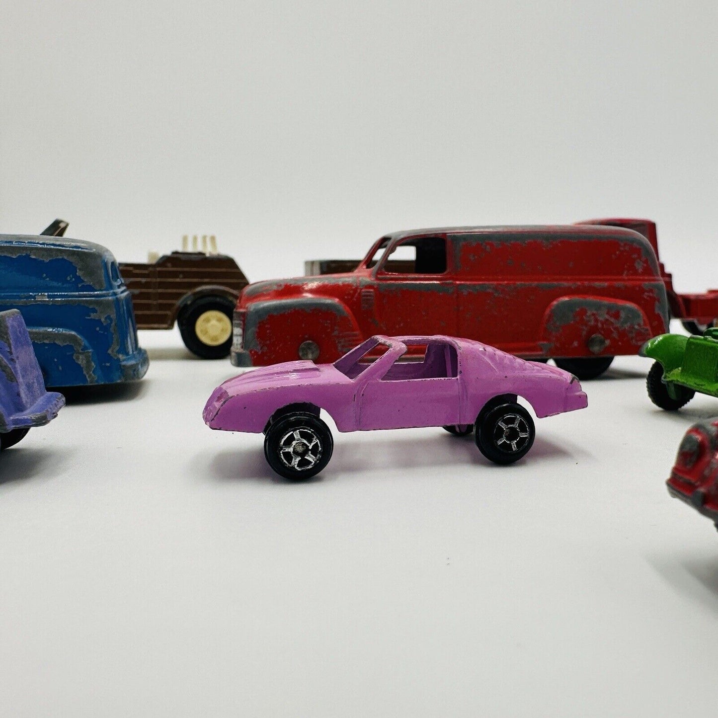 Vintage Tootsie Toys Diecast Metal Car Toys 1970’ Lot Chicago USA Mini & Medium