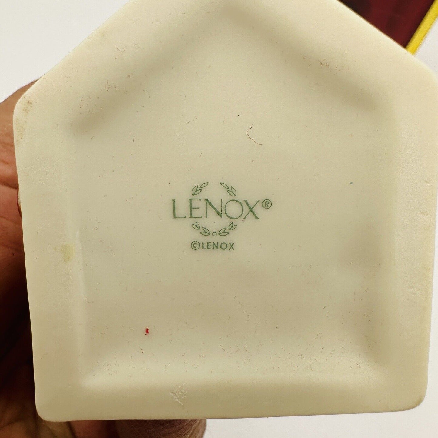 Lenox Ornament Baseball Santa Christmas Figurine Sport Porcelain Box