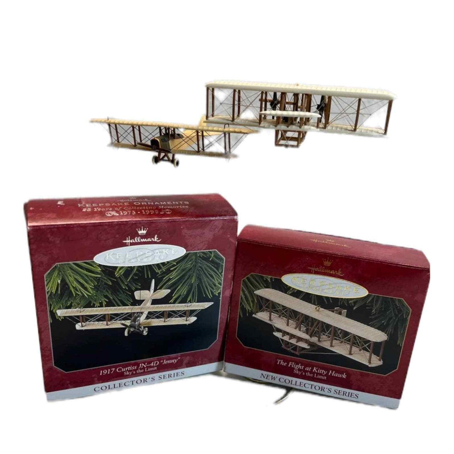 Hallmark Ornaments Airplanes Sky's the Limit Collectors Series Christmas Holiday