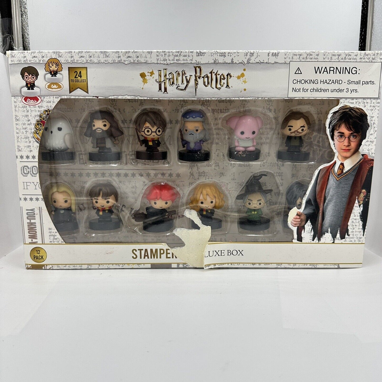 Harry Potter Stampers Deluxe Box 12-pack Self-Ink Stamp Figures Dumbledore Owl