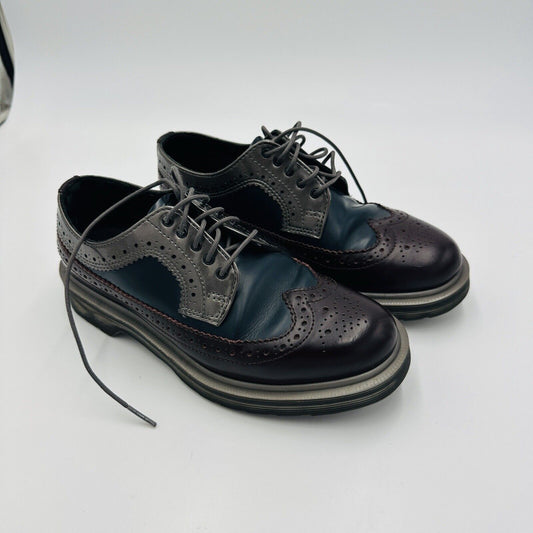 Dr Marten Women's Size 6 Shoes Spectra Patent Wingtip Eyelet Brogue Oxford 15724