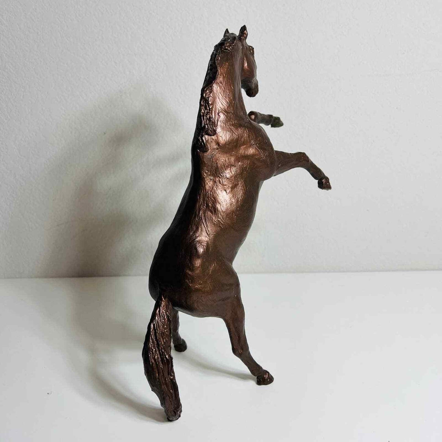 Peter Stone Horse Standing Figurine 1996 Trouble Vintage Decor Plastic Company